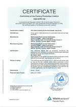 Certificate EN 10025